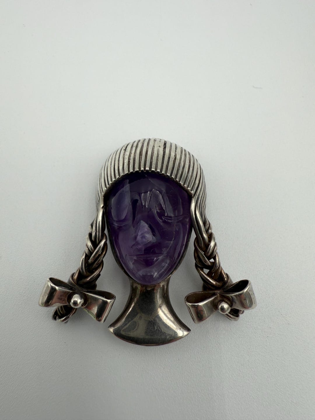 ヴィンテージ ロス・バレステロス メキシコ産アメジスト ガール