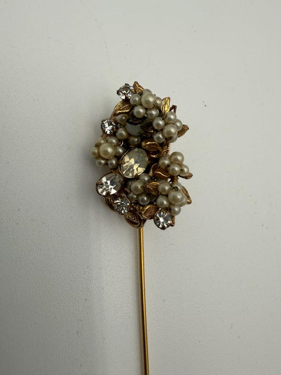 Vintage unsigned Miriam Haskell style faux pearl … - image 1