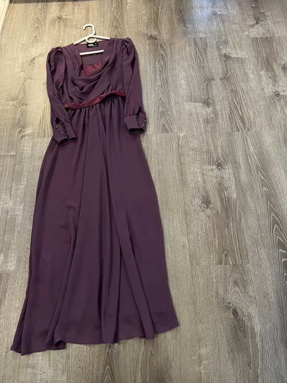 Vintage Ursula of Switzerland Plum Evening Dress, Size 9/10vintage - Etsy Israel Vintage Ursula of Switzerland Plum Evening Dress, Size 9/10vintage - Etsy Israel