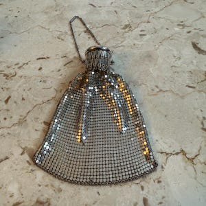 VINTAGE USA製 ホワイティング＆デイビス メタルビーズ2wayバッグ VINTAGE USA製 ホワイティング＆デイビス メタルビーズ2way