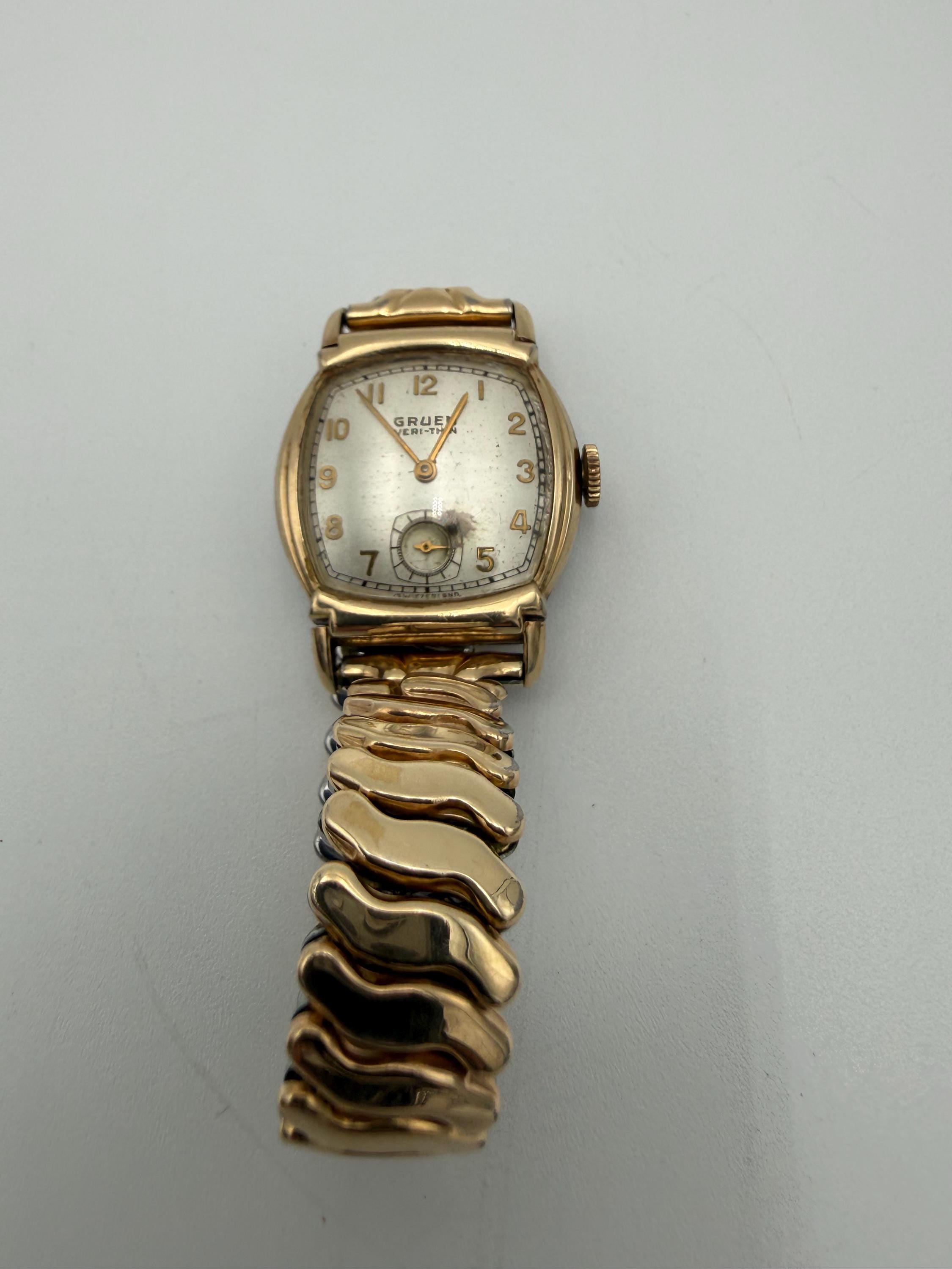 Vintage Gruen Veri Thin - Etsy