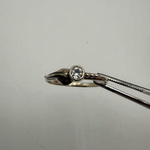 Vintage Russian silver 875 ring with rock quartz stone size 11