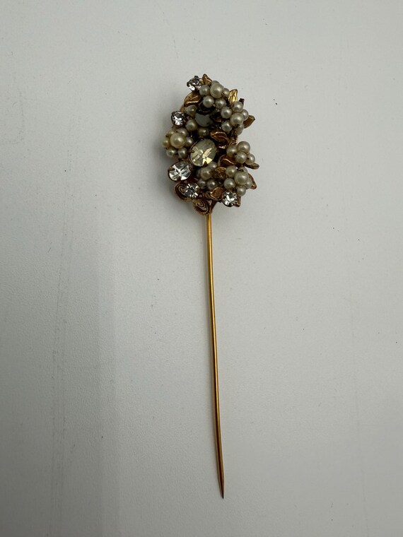 Vintage unsigned Miriam Haskell style faux pearl … - image 2