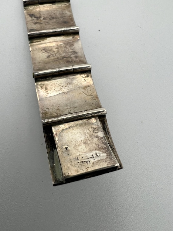Vintage Siam Sterling Silver Bracelet - Etsy