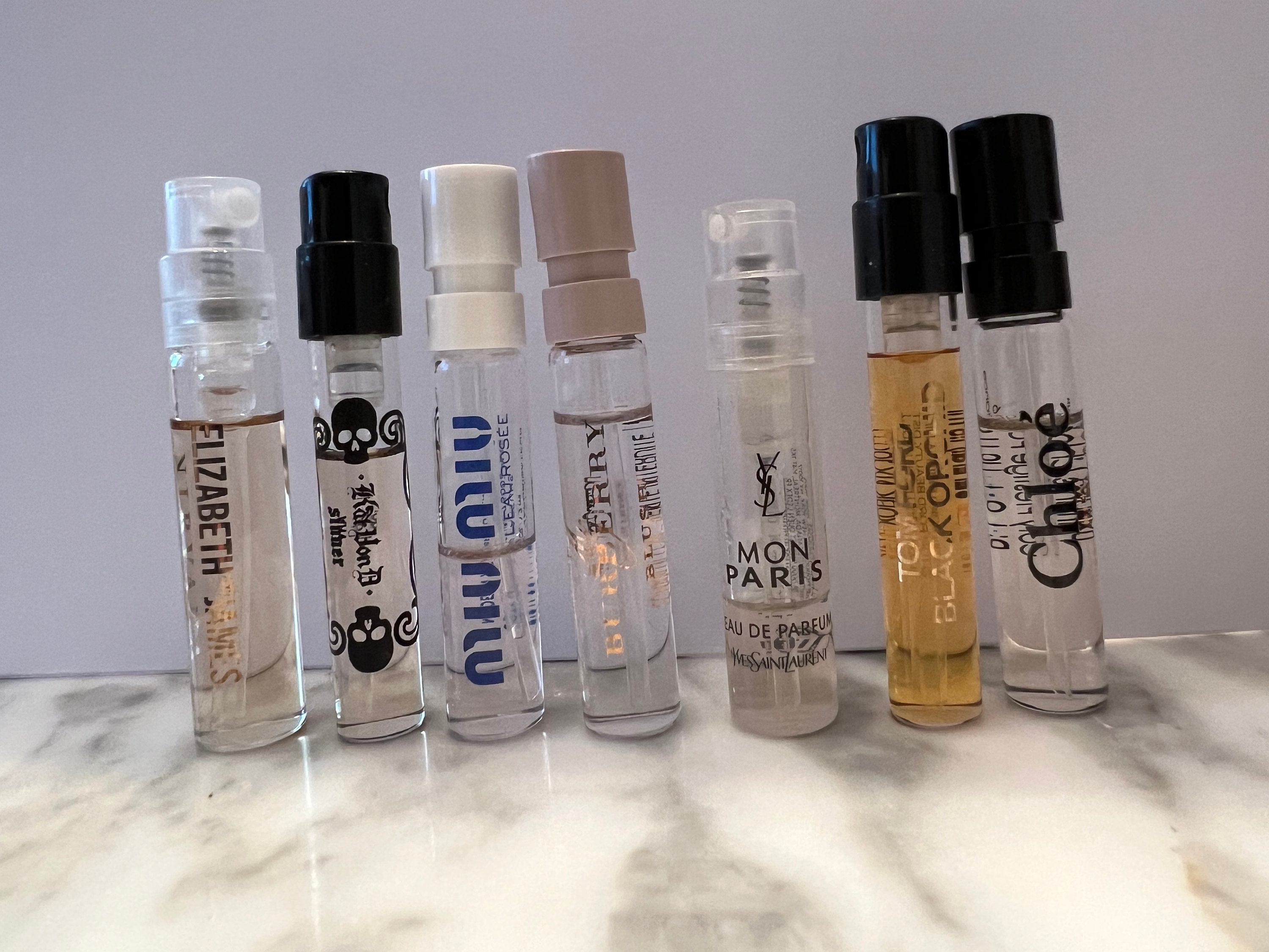 Set of 15 Mini Perfume Samples of Varying Scents and Designers Etsy