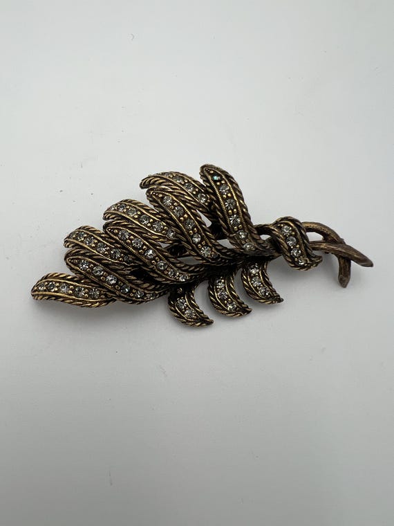 Vintage selini rhinestone brooch - Gem Vintage selini rhinestone brooch - Gem