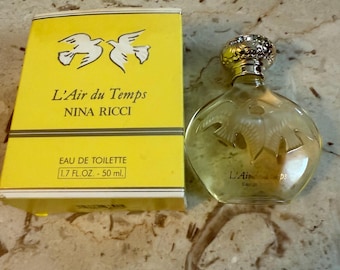 Vintage 1950s Large L'air Du Temps by Nina Ricci Perfume 6.7 Oz - Etsy