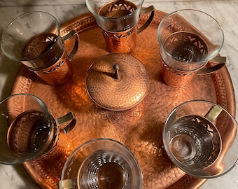 Vintage oppenheim copper coffee set made in isrealVintage 