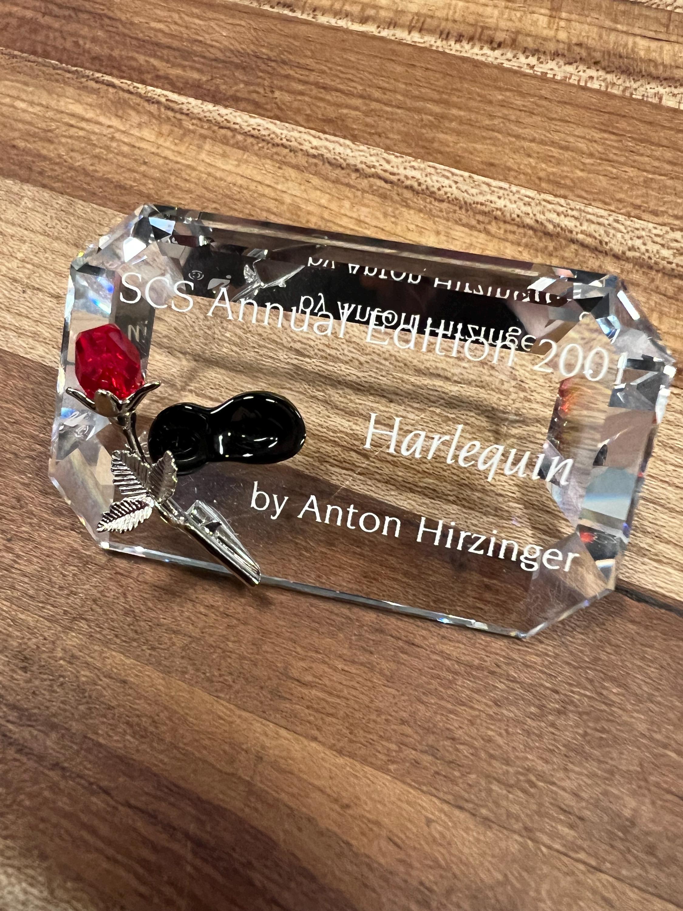 Swarovski SCS 2001 Harlequin by Anton Hirzinger Crystal