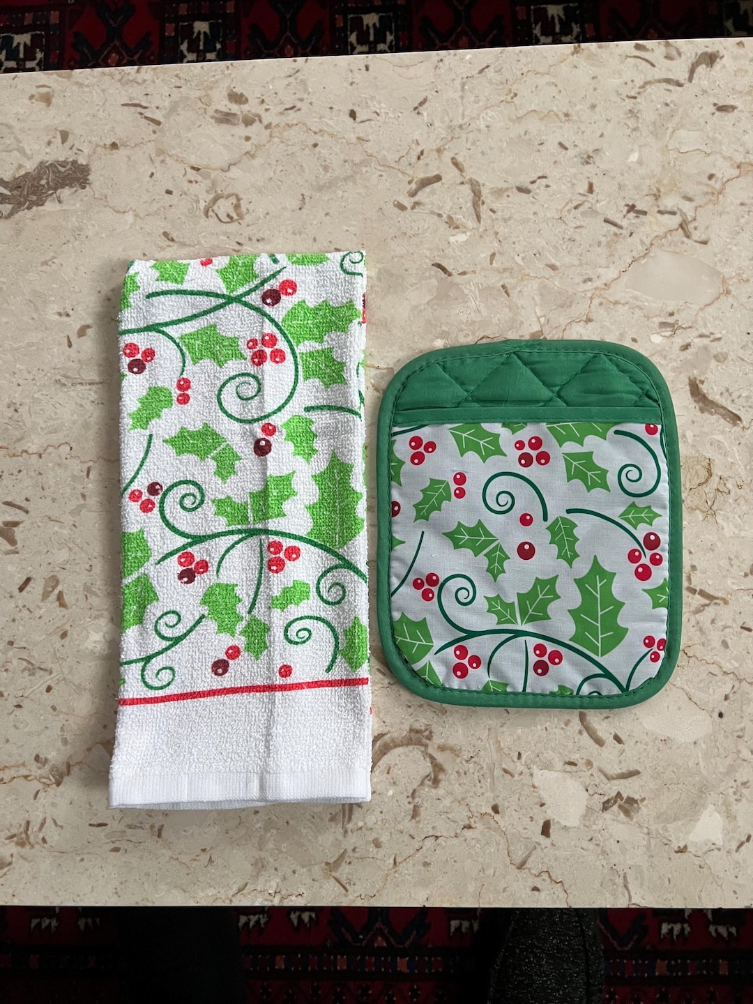 No winter lasts forever Towel & Potholder Set main image 0