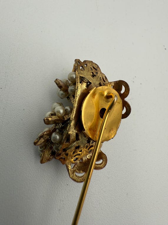 Vintage unsigned Miriam Haskell style faux pearl … - image 5