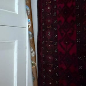 Vintage Walking Stick with 14 badges, also known as medallions or stocknagels. Natural wood, handmade, walking sticks or canes.