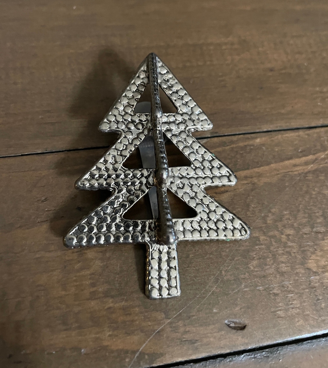 John Hardy Signed Metal Christmas Tree Clipvintage - Etsy