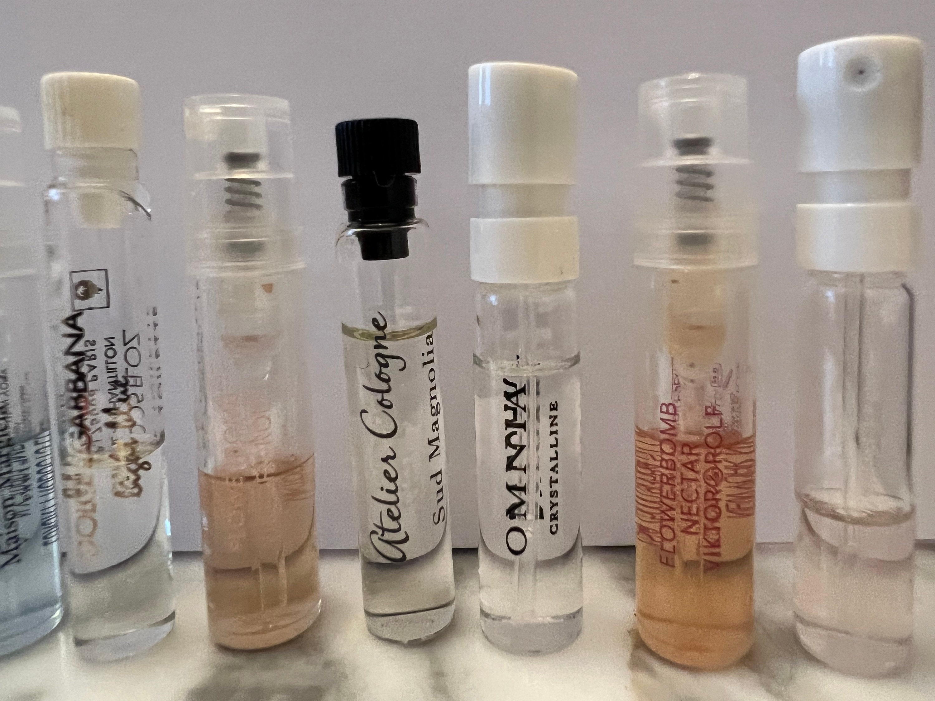 Set of 15 Mini Perfume Samples of Varying Scents and Designers Etsy