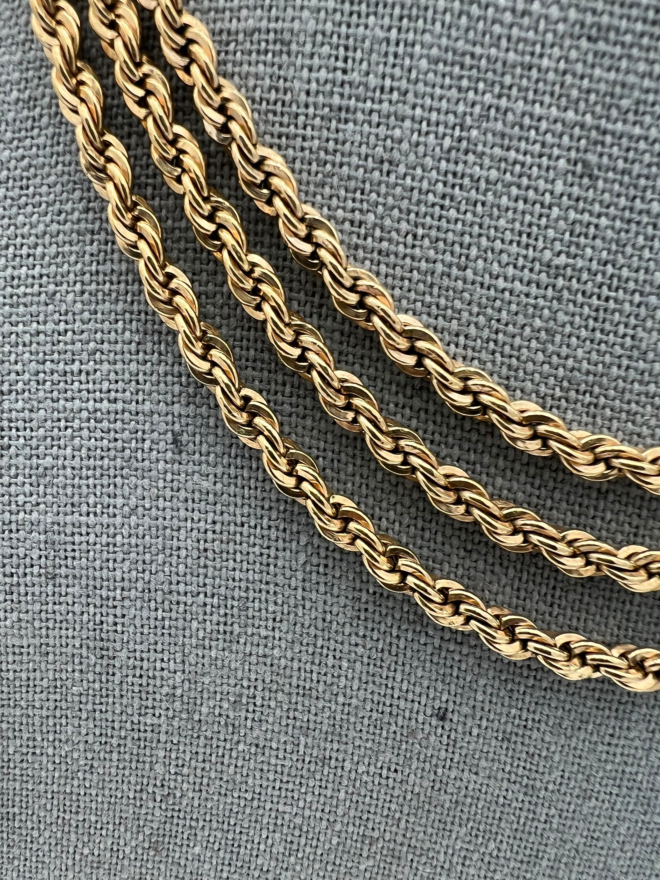 Vintage HSB Harry S Bick 12k Gold Filled Heavy Three Strand