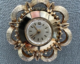 Vintage Coro Pegasus Manual Wind Clock Pendant Necklacevintage - Etsy