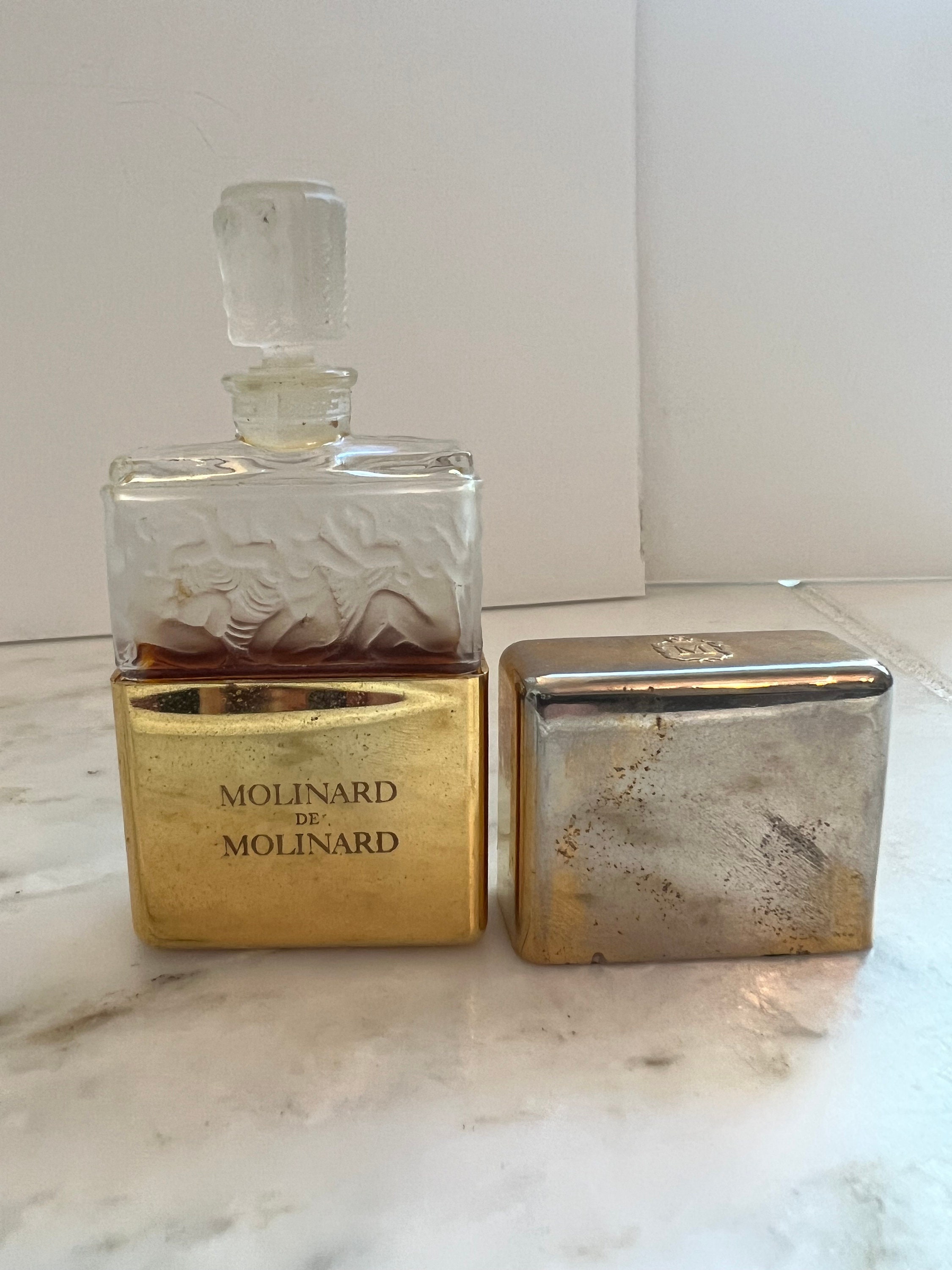 Molinard De Molinard Creation Lalique Bottle Parfum Extrait Gold