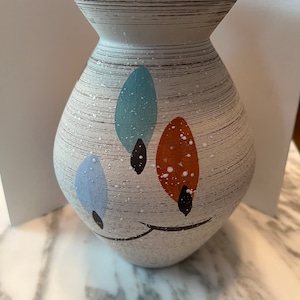 Vintage Mid Century Vase Carstens Tönnieshof Pottery 638 1960&#39;s West Germany Ceramic Matte Finish Vase MCM