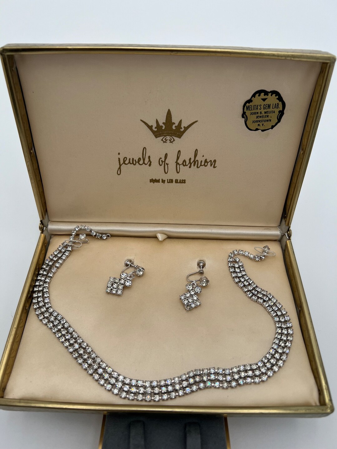 vintage jewelryえす Vintage-Kramer-York-Topaz-