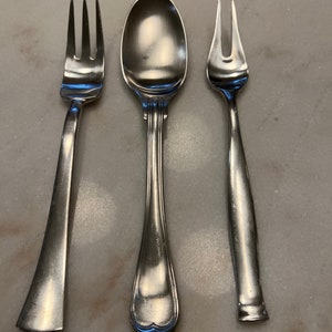 Dansk serving spoon and forks