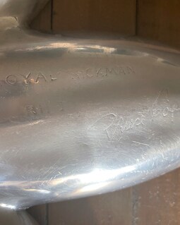 Royal Hickman Bruce Fox Silver Leaf Rh 10 Dishvintage - Etsy