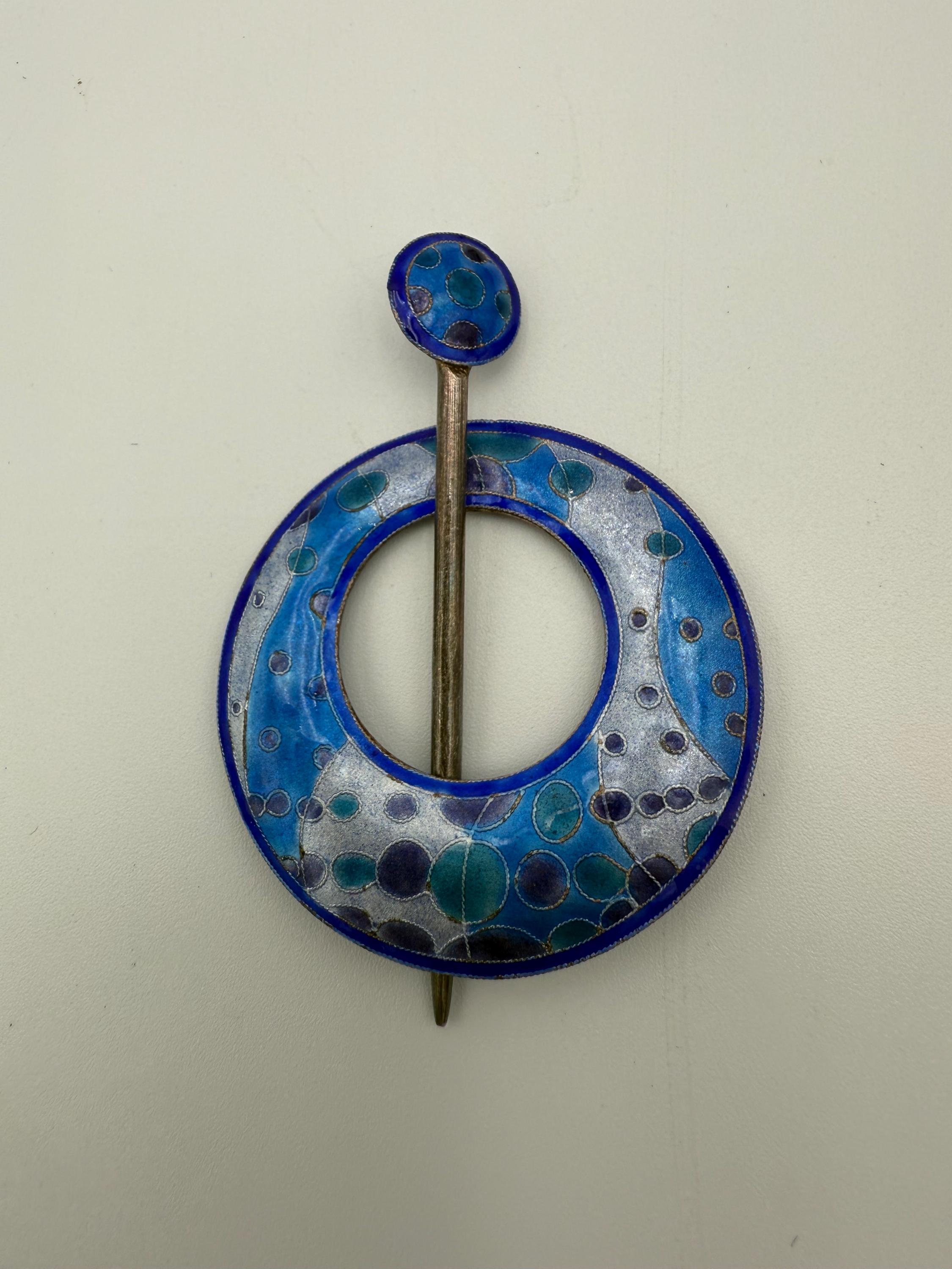 Gita Maria Glass Enamel Brooch Gita Maria - Etsy main image 4