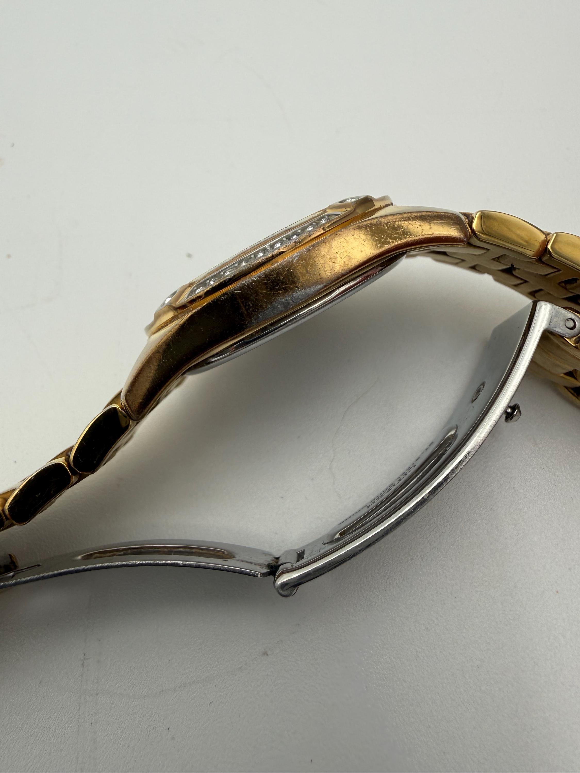 Vintage Citizen Eco-drive Silhouette Gold-tone Crystal 