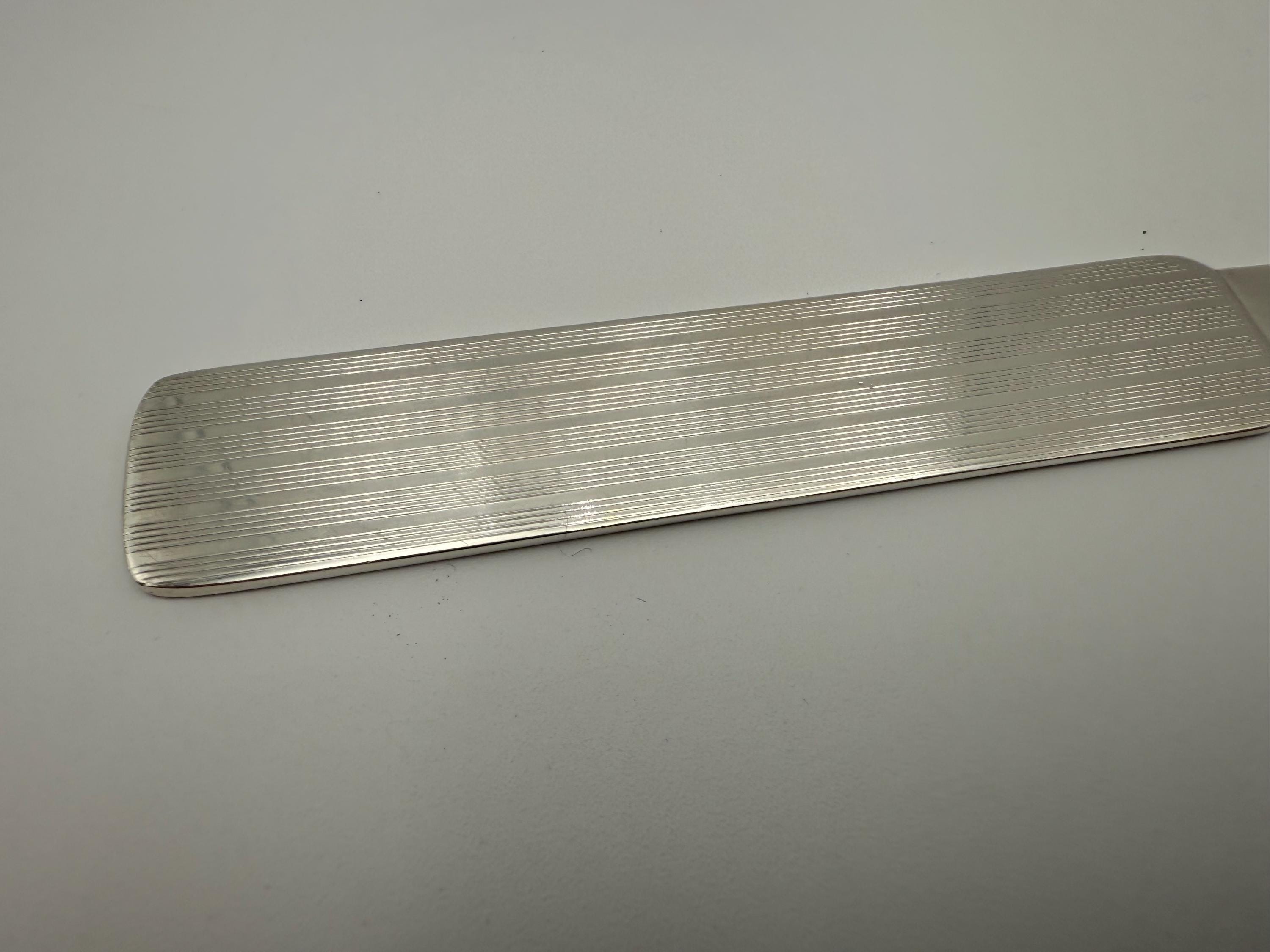 Vintage Tiffany Co Sterling Silver Letter Opener 61 Grams and 9.5
