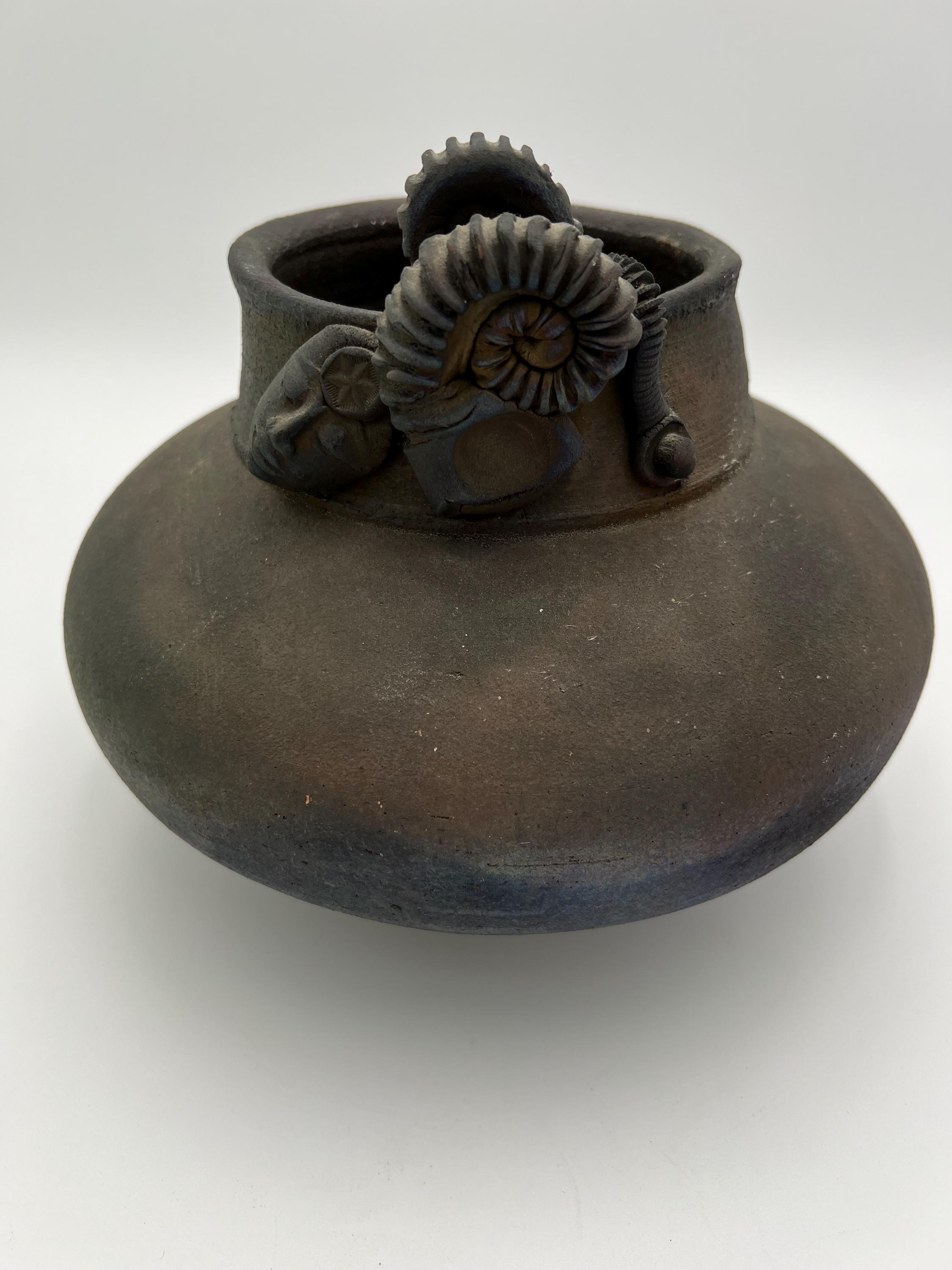 goujin pot 中古 Vintage 1991 Jay Gogin Raku Pottery Pot or Vase - Etsy