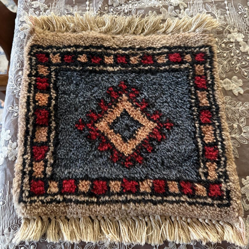 White Persian Rug Small - Etsy