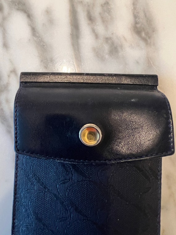 Vintage Movado made in Italy embossed leather glasses… Gem