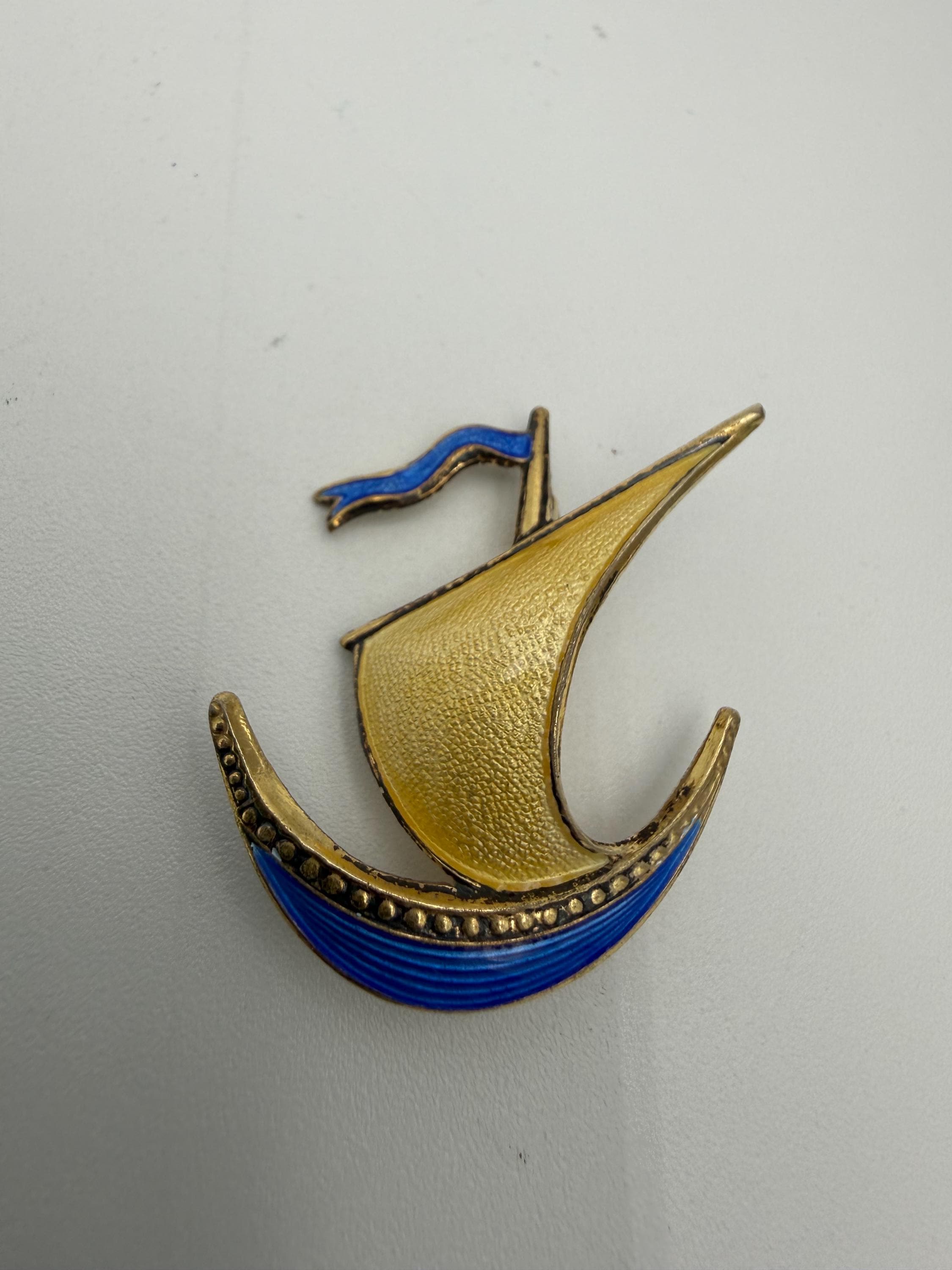 Collier emblématique David Andersen cuivre émaillé Norvège norvégien