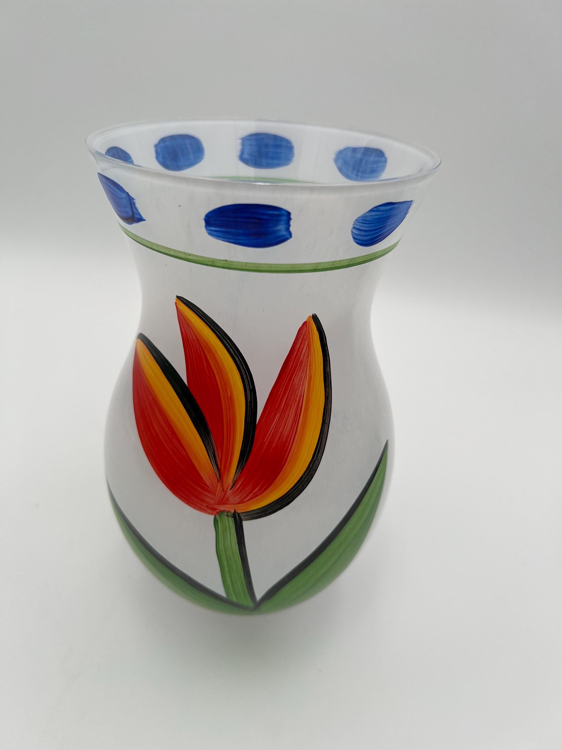 Vintage Ulrica Hydman Vallien for Kosta Boda Tulip Flowers