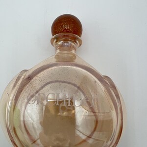 Orchidee empty 3.3oz perfume bottle Yves Rocher La Gacilly France