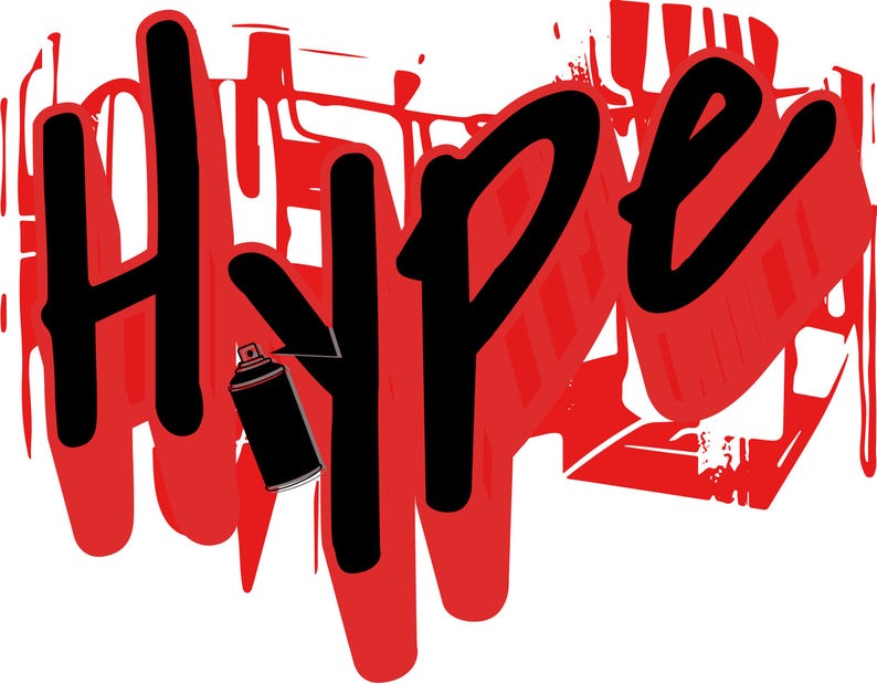 Hype Design, Spray Paint Style, Streetwear Vibes, Urban Art Design ...