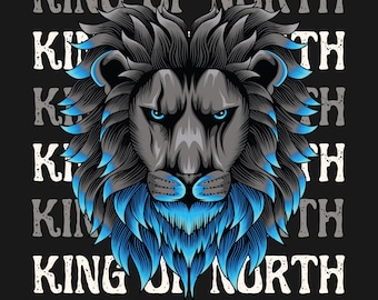 Roi du Nord, Roi du football, Équipe américaine, Michigan, Lions, Football de Detroit, Football, Lions Den, Téléchargement, svg, png, ai, Jpeg