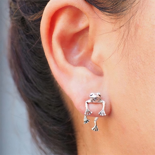 Chocolate Frog Dangle Earrings Etsy