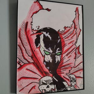 Laichen. Originale Illustration.