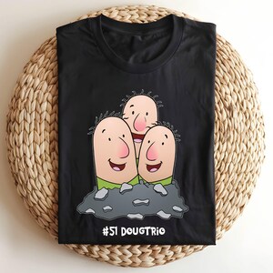 Dougtrio Retro Cartoon Mashup Tee