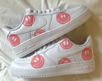 smiley face air force ones