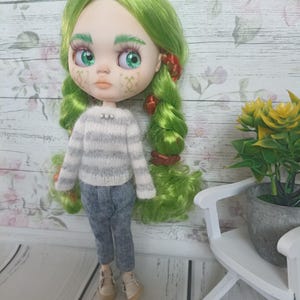 Sweater for Blythe / Blythe clothes / knitted clothes for Blythe / Blythe doll