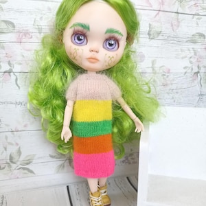 Dress for Blythe. Clothes for Blythe. Outfit for Blythe.