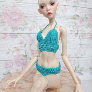 Turquoise outfit for Popovy sisters dolls.
