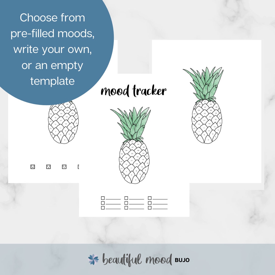 Pineapple Mood Tracker Printable Bullet Journal Digital Etsy pineapple-mood-tracker-printable-bullet-journal-digital-etsy