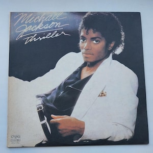Vintage Michael Jackson Thriller LP Record Vinyl Album 12