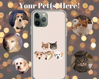 Funda de teléfono para perros personalizada, dibujo de foto para Samsung Galaxy, funda para iPhone, 7 8 X XS 11 12 13 14, funda para teléfono de lujo, funda de moda, funda linda