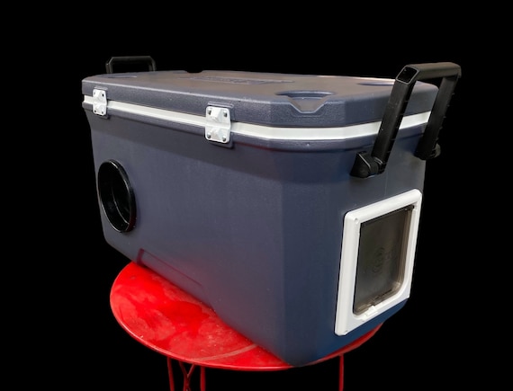 Coleman cooler on sale cat shelter