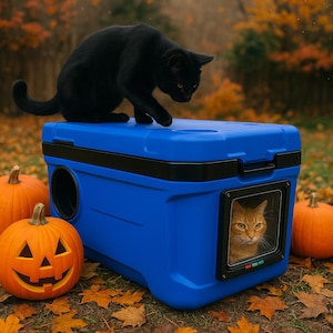 Insulated Outdoor Cat Shelter: Eco-Friendly Feral Cat House image 12