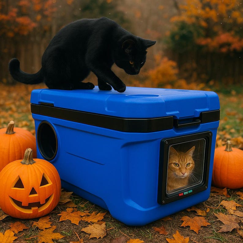 Insulated Outdoor Cat Shelter: Eco-Friendly Feral Cat House image 12