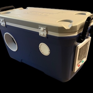 XL Insulated Cat Shelter: Two-Door Coleman Cooler Cat House